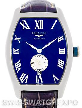 Longines Evidenza Mens Steel Watch L2.631.4 SwissWatchExpo