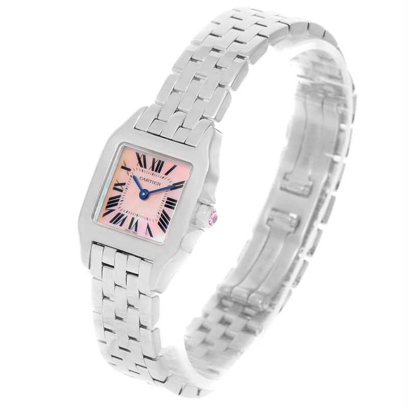 Cartier Santos Demoiselle Stainless Steel Ladies Watch W25075Z5 SwissWatchExpo