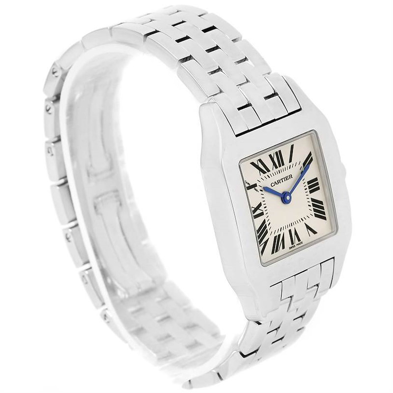 Cartier Santos Demoiselle Stainless Steel Midsize Watch W25065Z5 SwissWatchExpo