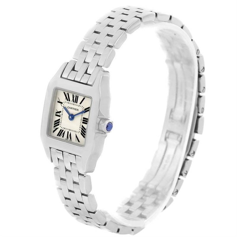 Cartier Santos Demoiselle Stainless Steel Ladies Watch W25064Z5 SwissWatchExpo