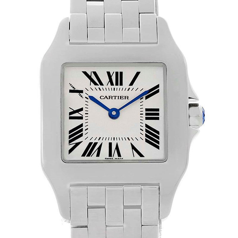 Cartier Santos Demoiselle Steel Midsize Watch W25065Z5 SwissWatchExpo