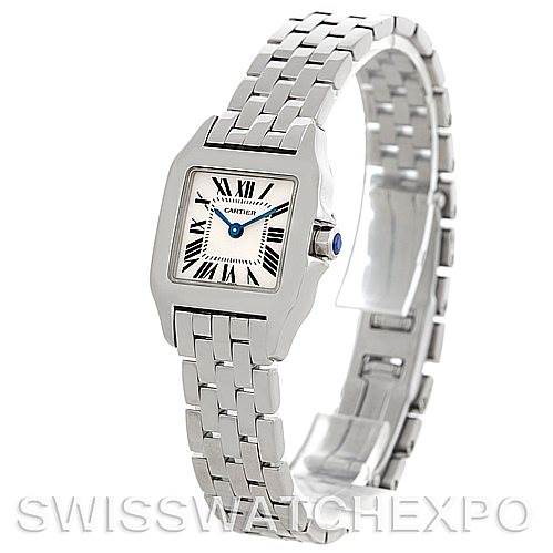 Cartier Santos Demoiselle Steel Ladies Watch W25064Z5 SwissWatchExpo