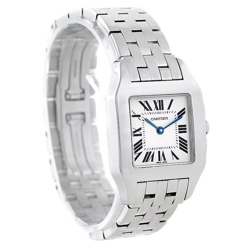 Cartier Santos Demoiselle Steel Midsize Watch W25065Z5 | SwissWatchExpo