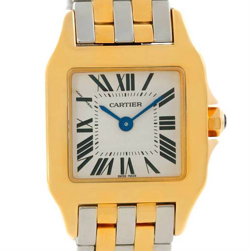 Photo of Cartier Santos Demoiselle Steel Yellow Gold Watch W25063Z6