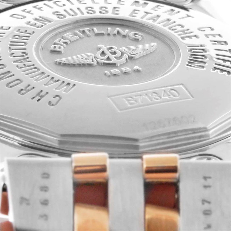 Breitling Galactic 30 Ladies Steel 18K Yellow Gold Diamond Watch B71340