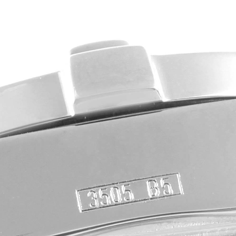 This image shows a close-up of the side and back case of the Breitling A77380 Women's Stainless Steel Silver Dial A77380 Women's Stainless Steel Silver Dial Colt Oceane Stainless Steel Diamond Ladies Watch A77380.
