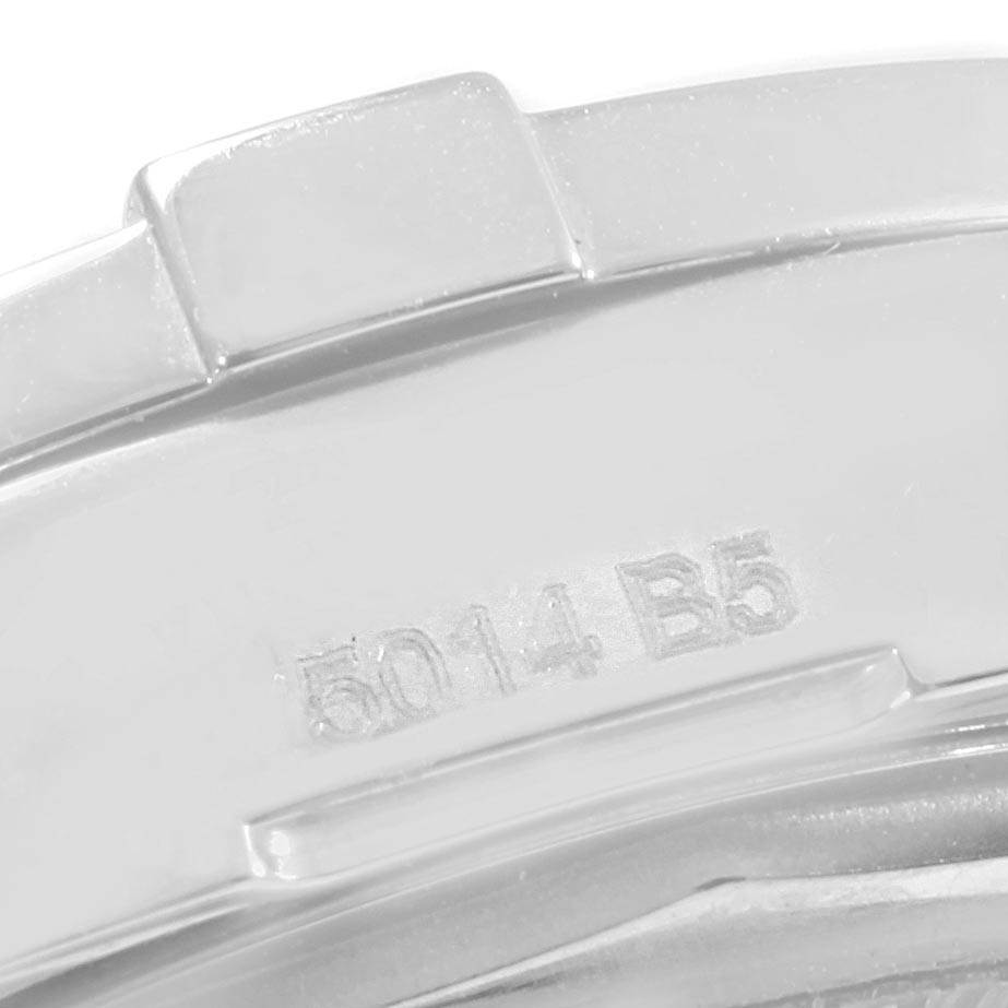 The image shows a close-up of the back case or clasp of the Breitling A77388 Women's Stainless Steel Blue Dial A77388 Women's Stainless Steel Blue Dial Colt Blue Dial Diamond Bezel Steel Ladies Watch A77388.