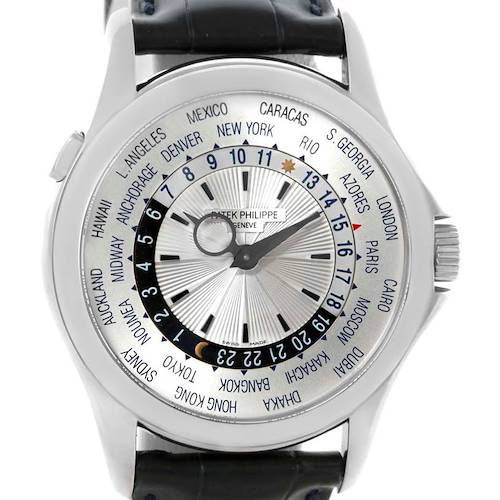 Photo of Patek Philippe World Time Complications 18k White Gold Watch 5130