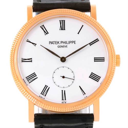 Photo of Patek Philippe Calatrava 18k Rose Gold Mechanical Watch 5119R Unworn