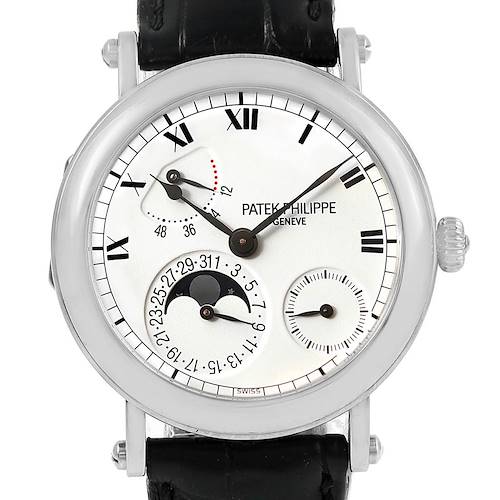 Photo of Patek Philippe Complications Power Reserve Moonphase White Gold Watch 5054