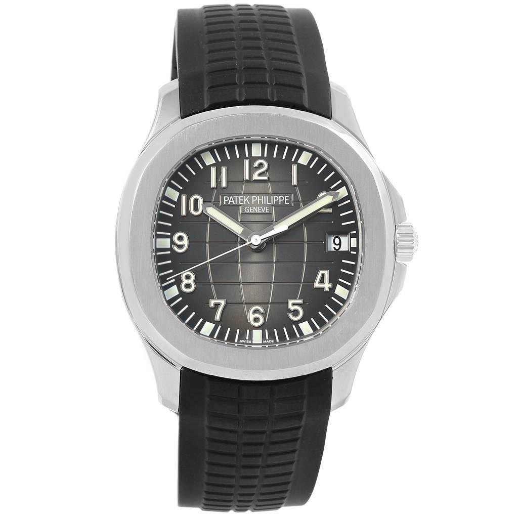 Patek Philippe Aquanaut 40mm Rubber Strap Steel Mens Watch 5167A ...