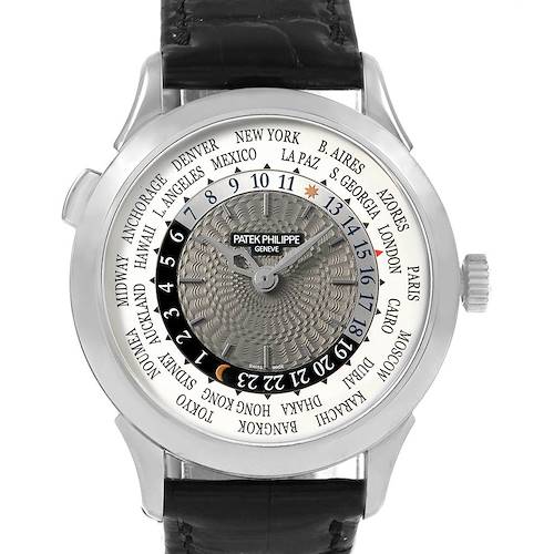 Photo of Patek Philippe World Time Complications White Gold Mens Watch 5230G