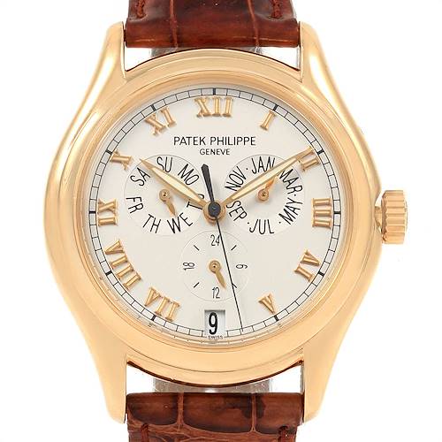 Photo of Patek Philippe Complicated Annual Calendar Yellow Gold Mens Watch 5035