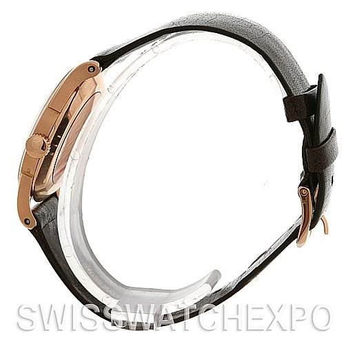 This image shows a side view of the Patek Philippe Vintage watch, highlighting the watch case, strap, and clasp.