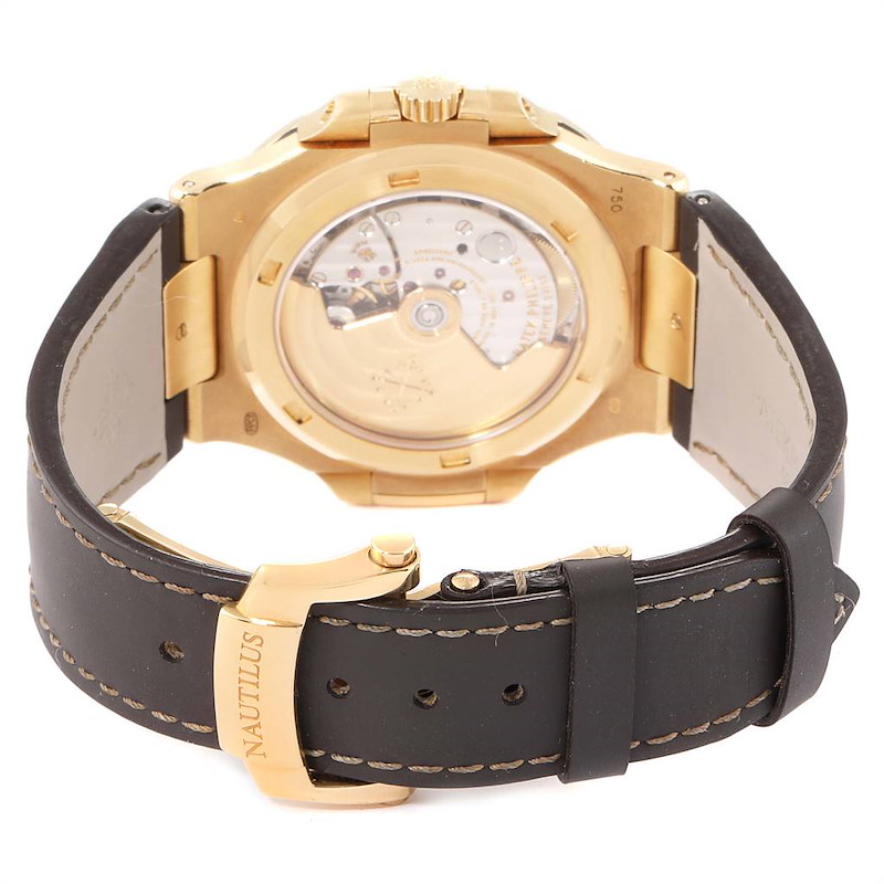 Patek Philippe Nautilus 5711 18K Rose Gold Brown Dial Watch B/P '16 5711/1R-001