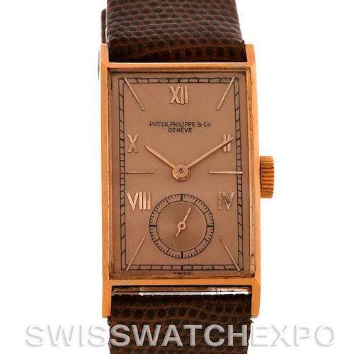 Photo of Patek Philippe Vintage 18k Rose Gold 1468 Year 1942 Watch