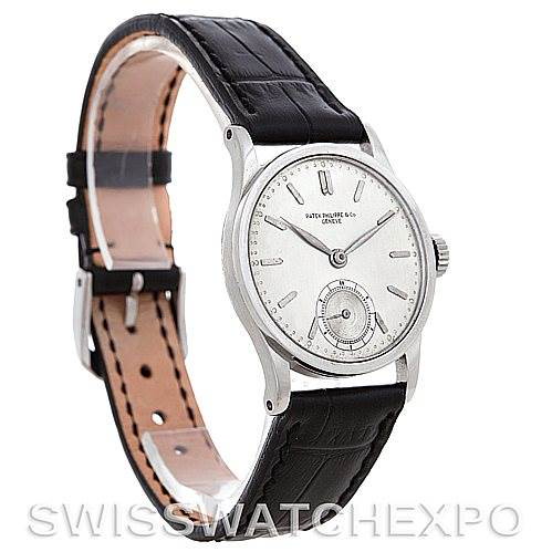 Patek Philippe Calatrava Vintage Stainless Steel Watch SwissWatchExpo