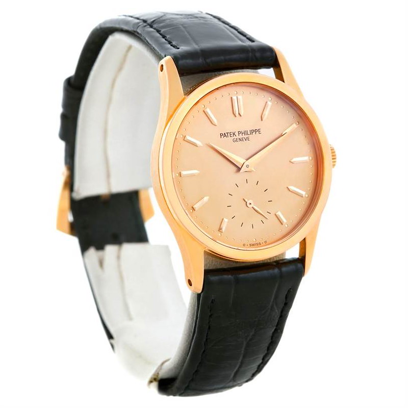 Patek Philippe Calatrava 18k Rose Gold Mechanical Watch 3796 Year 1994 SwissWatchExpo