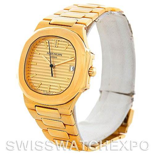 Patek Philippe Nautilus 18K Yellow Gold Watch 3900/1J SwissWatchExpo