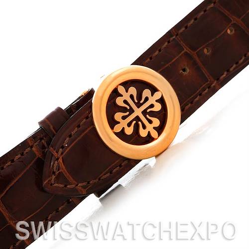 Photo of Patek Philippe 20 mm Strap with 18k Rose Gold Deployent Buckle