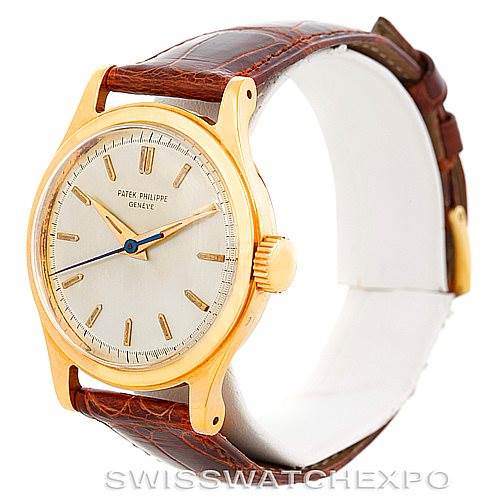 Patek Philippe Calatrava Vintage 18k Yellow Gold Watch 2508 SwissWatchExpo