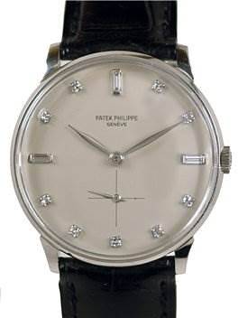 Photo of Patek Philippe Vintage Men Platinum Diamond 2573/2 Rare