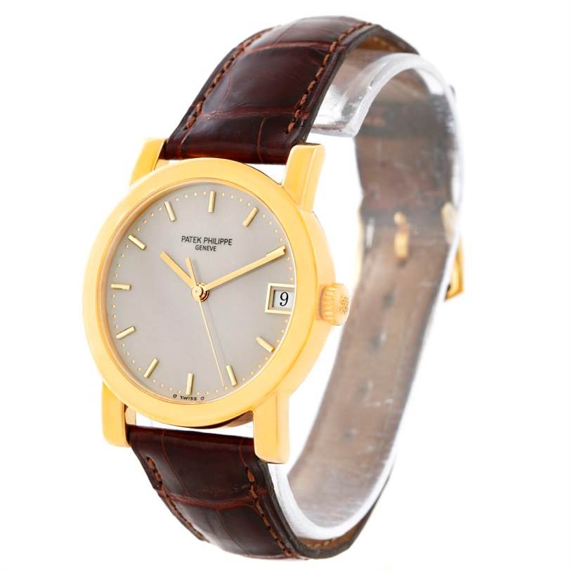 Patek Philippe Calatrava 18k Yellow Gold Automatic Watch 5012 Box ...