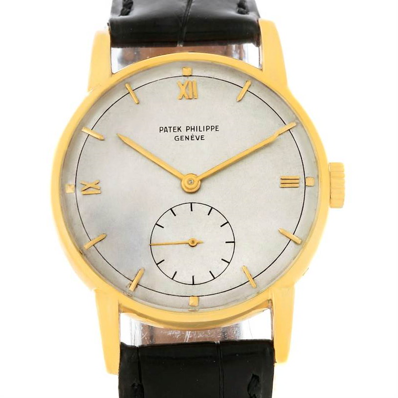 Patek Philippe Calatrava Vintage 18K Yellow Gold Watch 2430 SwissWatchExpo