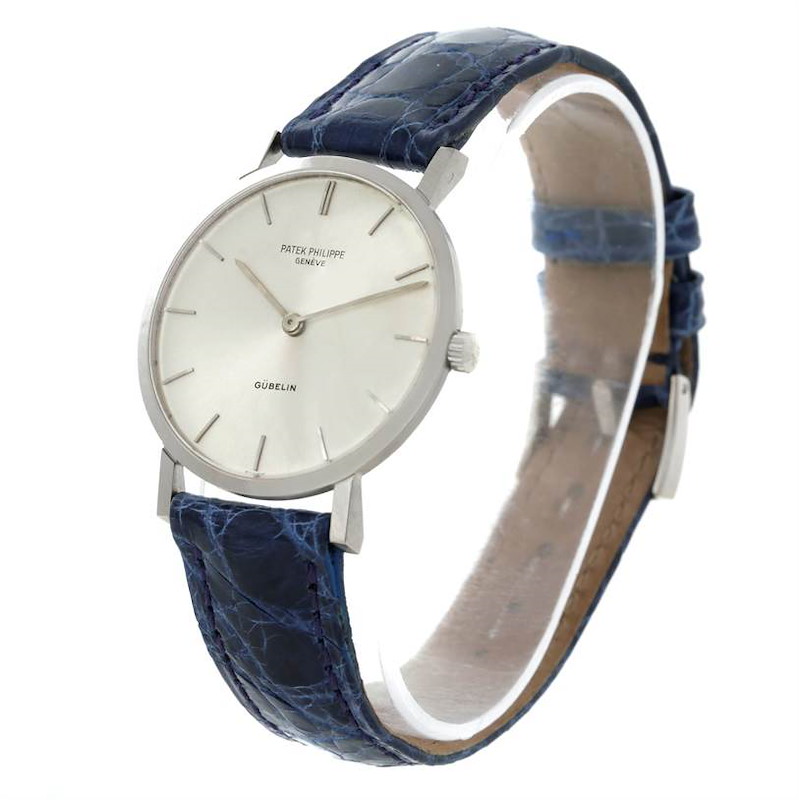 Patek Philippe Calatrava Vintage 18k White Gold Ultra Thin Watch 3512 SwissWatchExpo