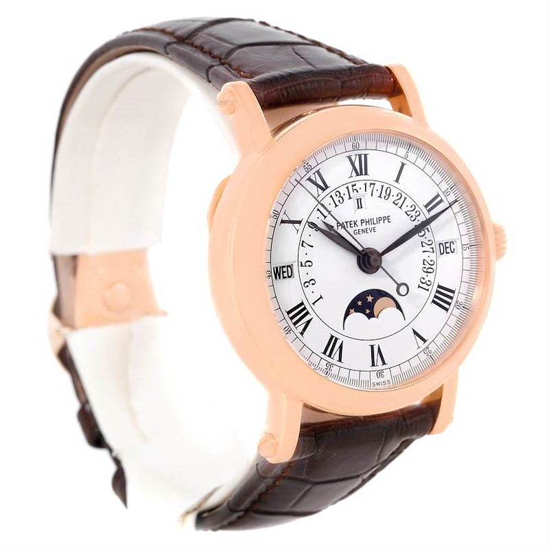 Patek Philippe Perpetual Calendar Retrograde 18k Rose Gold Watch 5059R SwissWatchExpo