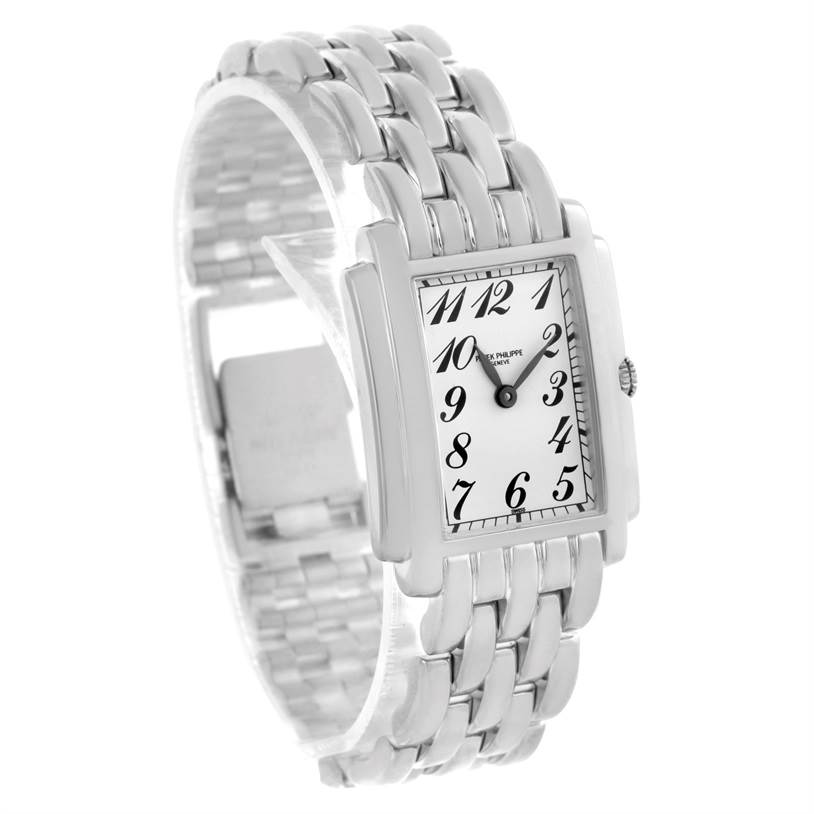 Patek Philippe Gondolo Ladies 18K White Gold Quartz Watch 4824 ...