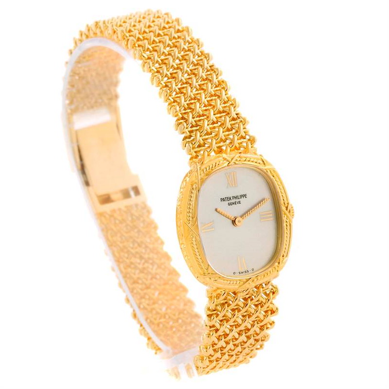 Patek Philippe Vintage 18k Yellow Gold Ladies Watch 4523/1 SwissWatchExpo