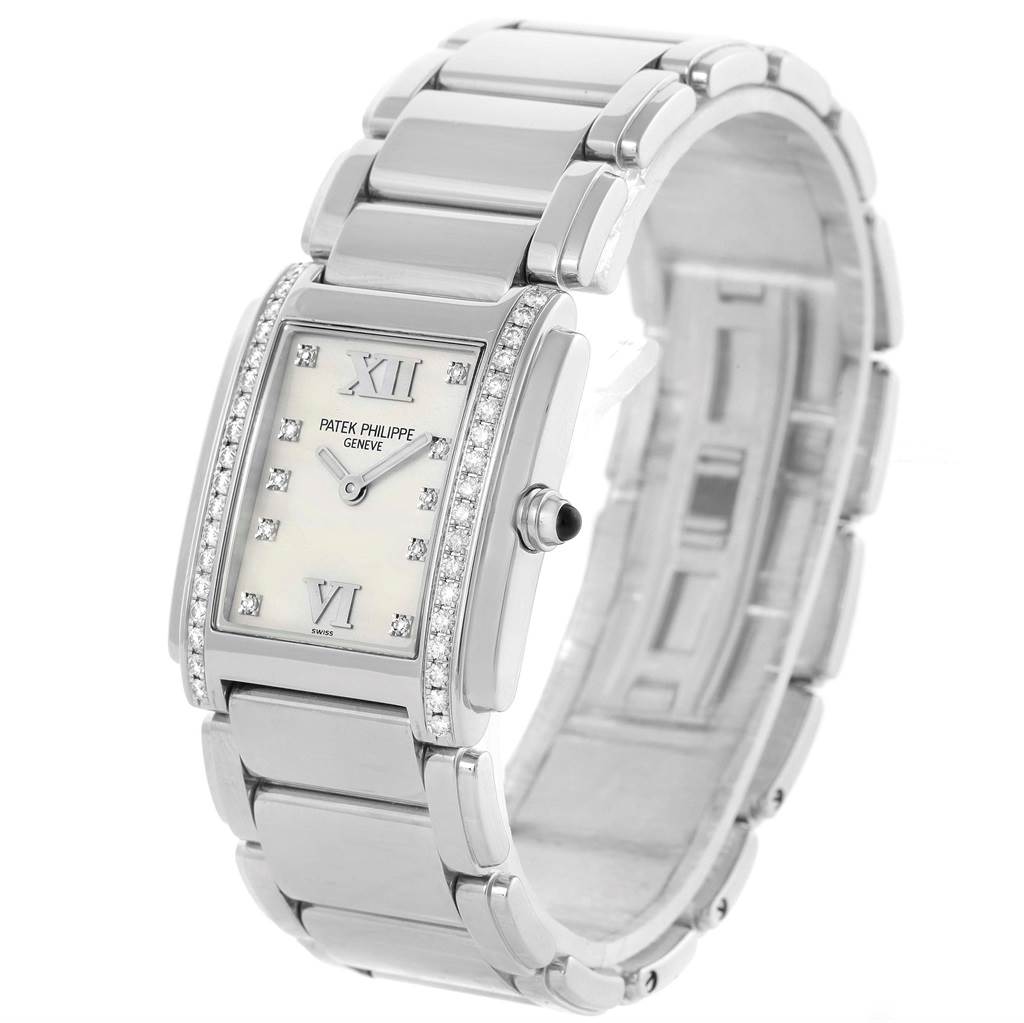 Patek Philippe Twenty-4 Stainless Steel Diamond Ladies Watch 4910 ...