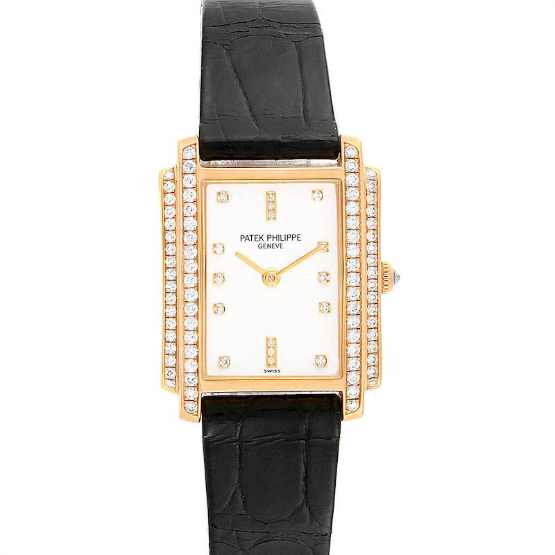 Patek Philippe Gondolo 18k Yellow Gold Diamond Ladies Watch 4825 SwissWatchExpo