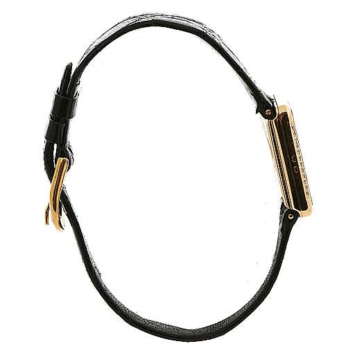 The image shows a side view of the strap and clasp of a Vintage model by Patek Philippe.