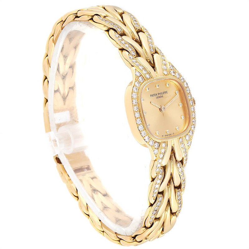 Women's Patek Philippe Tiffany & Co. Diamond La Flame 4715/003 Gold Watch