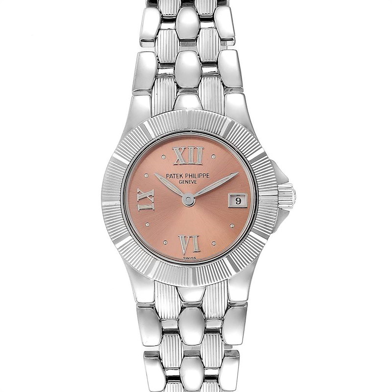 Patek Philippe Neptune Steel Copper Dial Ladies Watch 4880 SwissWatchExpo