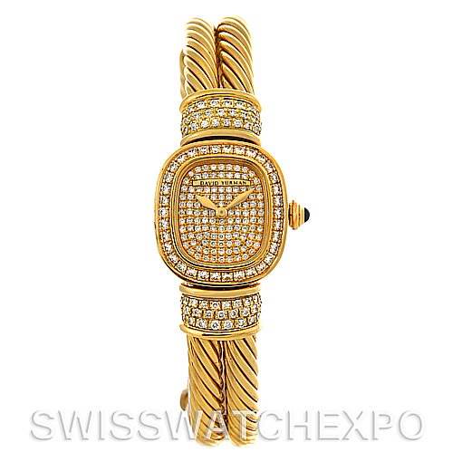 David Yurman Yellow Gold Stock 4085 SwissWatchExpo