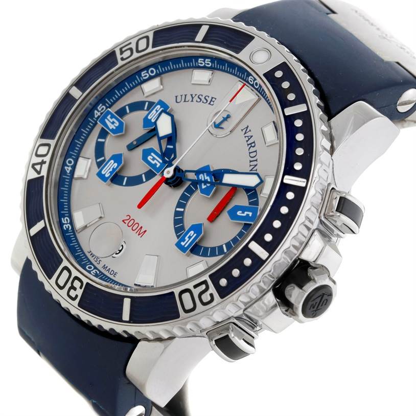 Diver chronograph. Ulysse Nardin Maxi Marine Diver Chronograph 8003-102. Ulysse Nardin Marine 8003-102. Ulysse Nardin Maxi Marine Diver Chronograph. Ulysse Nardin Marine Diver.