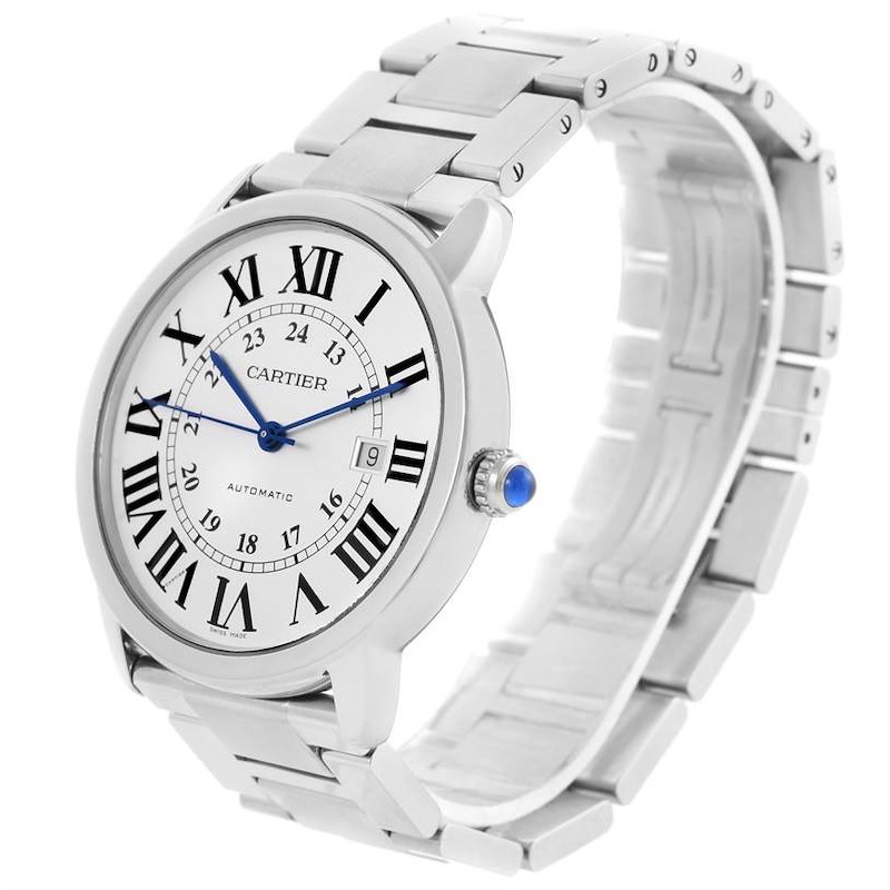 Cartier Ronde Solo Automatic Stainless Steel Mens Watch W6701011 SwissWatchExpo