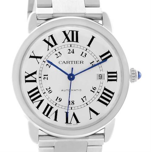 Photo of Cartier Ronde Solo Automatic Steel Date Mens Watch W6701011