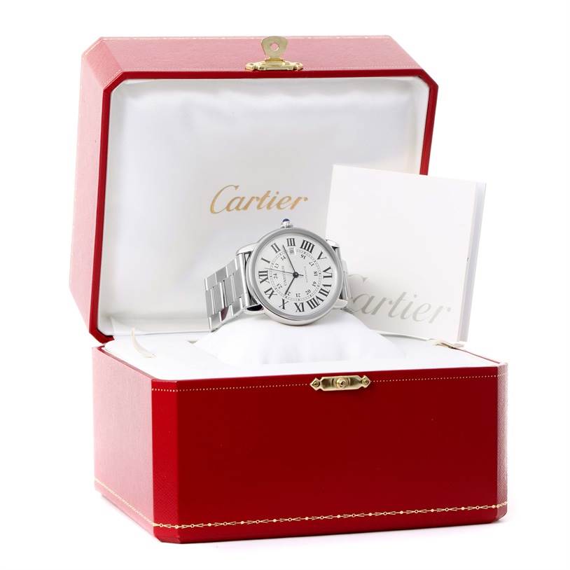 Cartier Ronde Solo Automatic Steel Date Mens Watch W6701011 ...