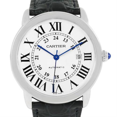 Photo of Cartier Ronde Solo Silver Dial Stainless Steel Date Watch W6701010