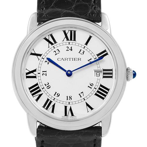 Photo of Cartier Ronde Solo Large Steel Silver Dial Unisex Watch W6700255