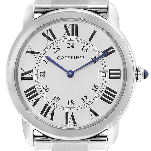 Photo of Cartier Ronde Solo Large Stainless Steel Mens Watch W6701005