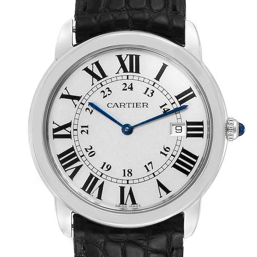 Photo of Cartier Ronde Solo Large Steel Silver Dial Unisex Watch W6700255