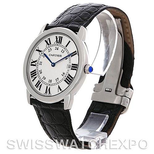 Cartier Ronde Solo Steel Mens Watch W6700255 SwissWatchExpo