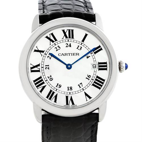 Photo of Cartier Ronde Solo Steel Mens Watch W6700255