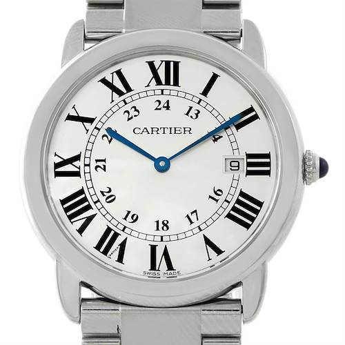 Photo of Cartier Ronde Solo Steel Mens Watch W6701005