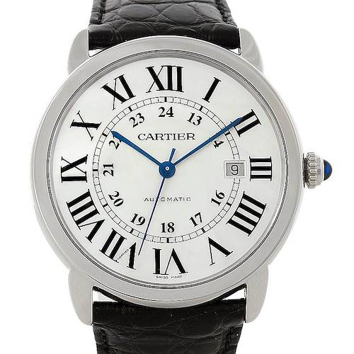 Photo of Cartier Ronde Solo Automatic Steel Mens Watch W6701010